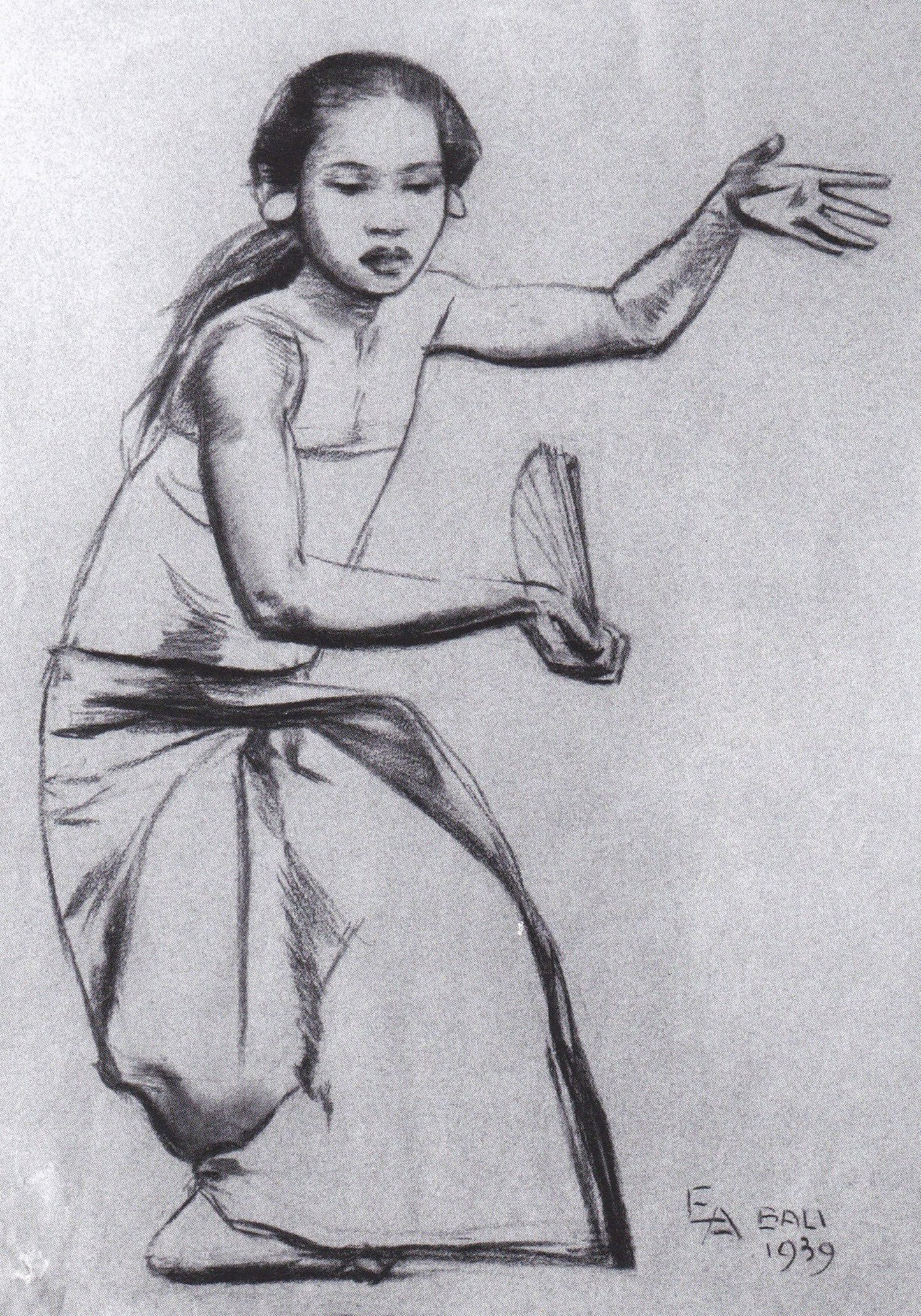 Emilio Ambron (1905–1996) - Dancer with a Fan