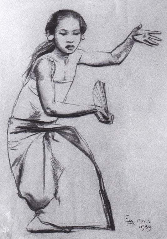 Emilio Ambron (1905–1996) - Dancer with a Fan