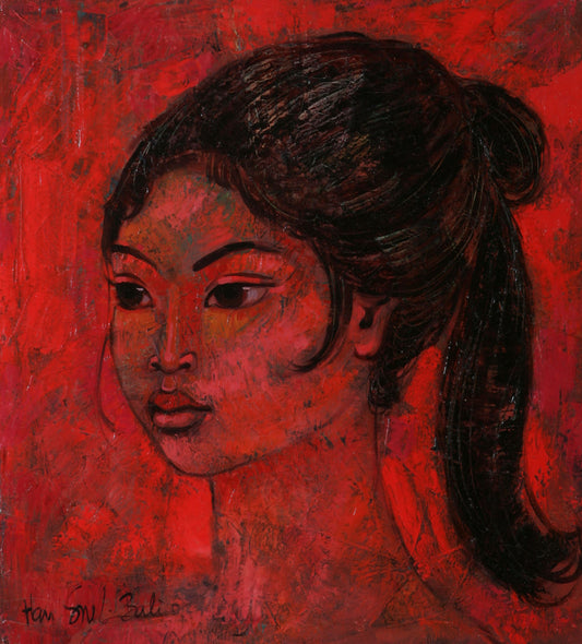 Han Snel (1925-1998) - Portrait of Made Siti